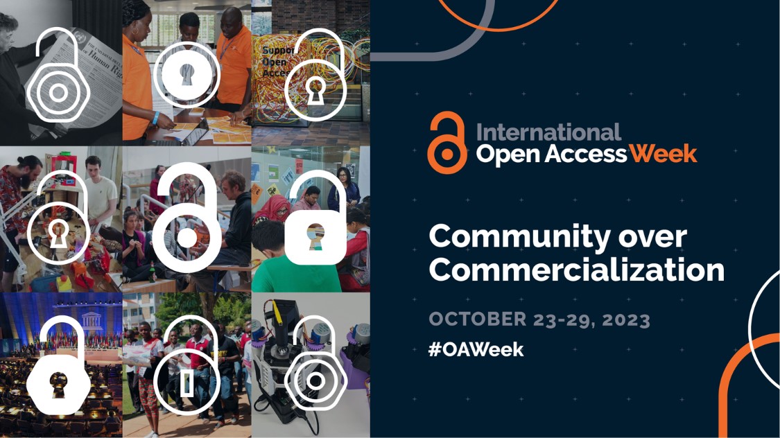 Open Access Week 2023: Community over Commercialization